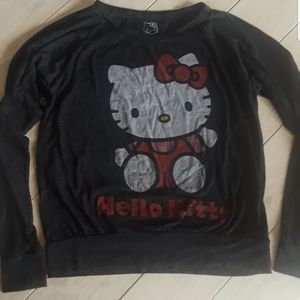 Hello Kitty long sleeve gray shirt